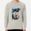 ssrcolightweight sweatshirtmensoatmeal heatherfrontsquare productx1000 bgf8f8f8 11 - Blue Exorcist Shop