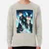 ssrcolightweight sweatshirtmensoatmeal heatherfrontsquare productx1000 bgf8f8f8 13 - Blue Exorcist Shop