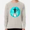 ssrcolightweight sweatshirtmensoatmeal heatherfrontsquare productx1000 bgf8f8f8 14 - Blue Exorcist Shop