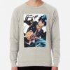 ssrcolightweight sweatshirtmensoatmeal heatherfrontsquare productx1000 bgf8f8f8 31 - Blue Exorcist Shop