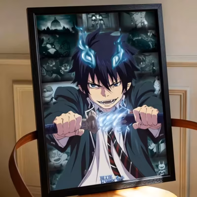 Blue Exorcist Celestial Battle Wall Art