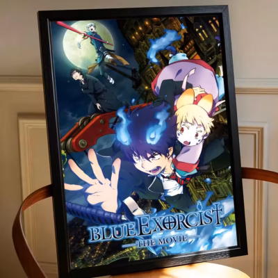 Blue Exorcist Mystic Flames Wall Art