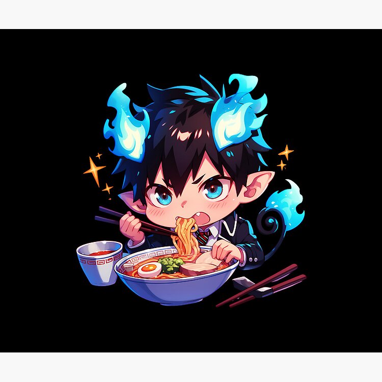 Rin Okumura Chibi Anime Tote Bag - Image 2