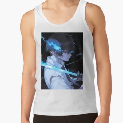 Blue Exorcist Flame Focus Tank Top