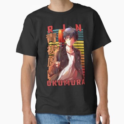Blue Exorcist Retro Anime Design T-shirt