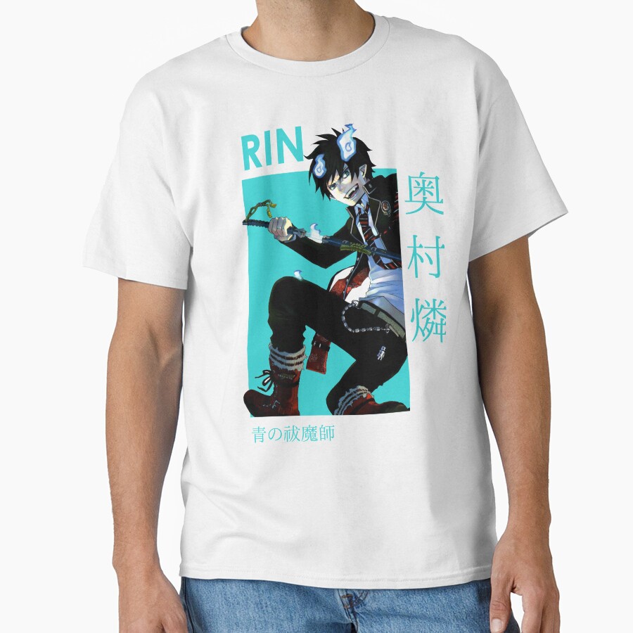 Rin Okumura Anime Graphic T-shirt - Image 2