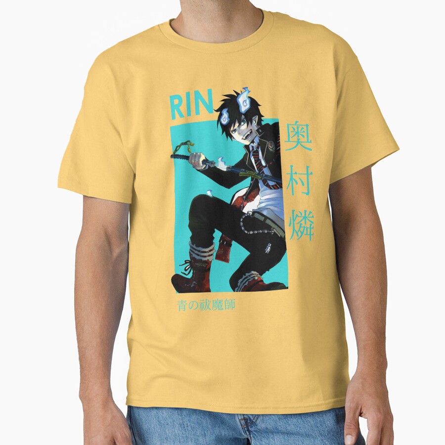 Rin Okumura Anime Graphic T-shirt - Image 6