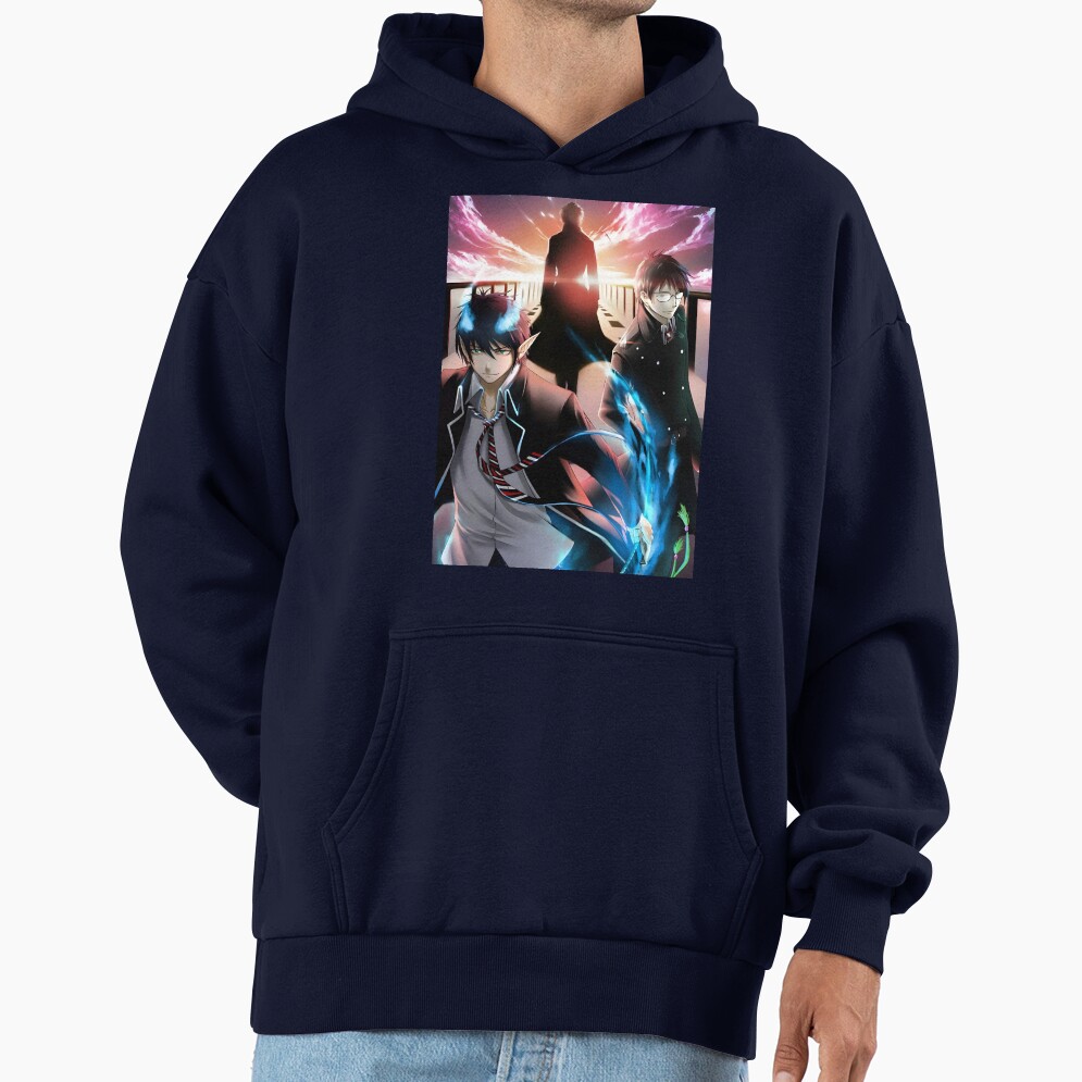 Blue Exorcist Retro Hoodie - Image 5