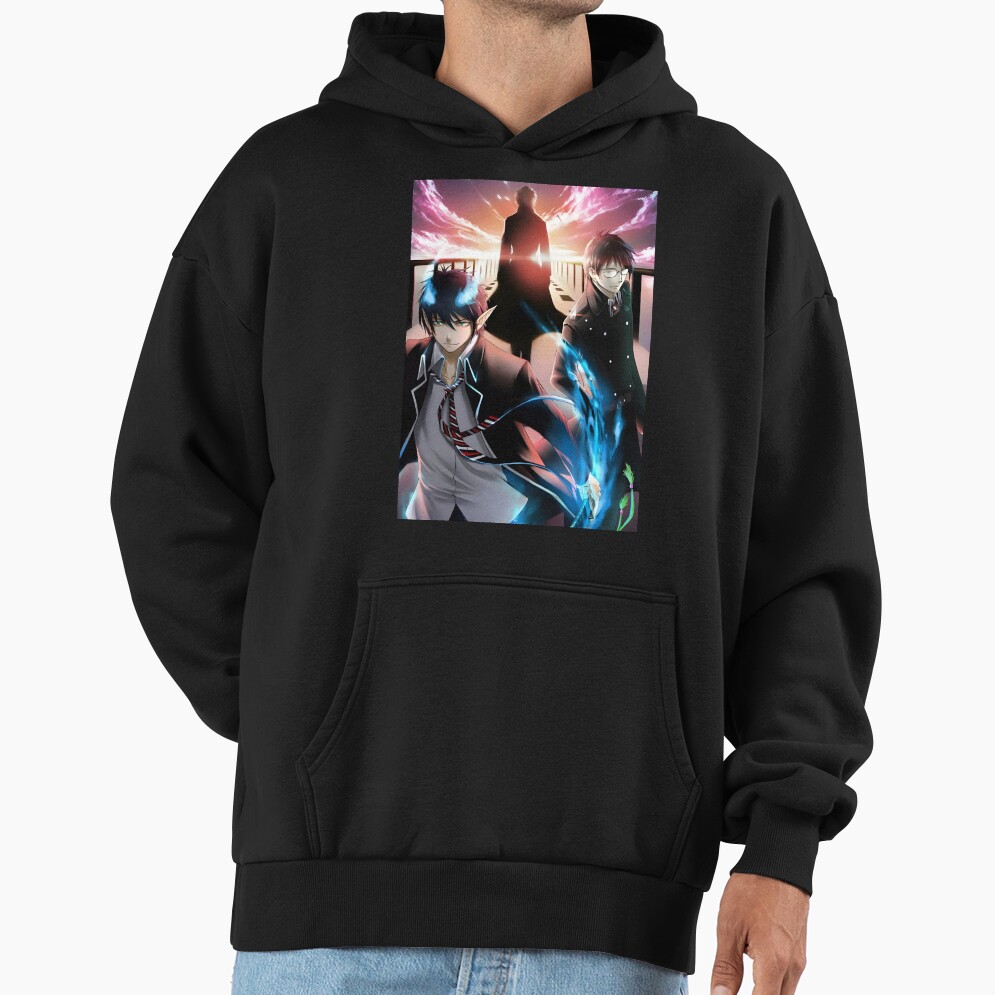 Blue Exorcist Retro Hoodie - Image 3