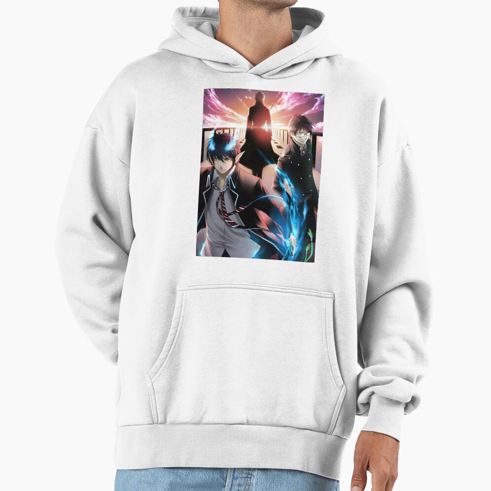 Blue Exorcist Retro Hoodie - Image 2
