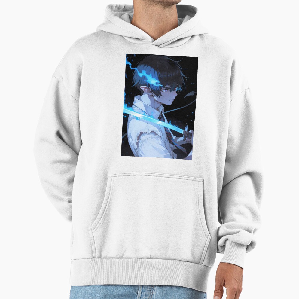 Blue Exorcist Flame Focus Hoodie - Image 2