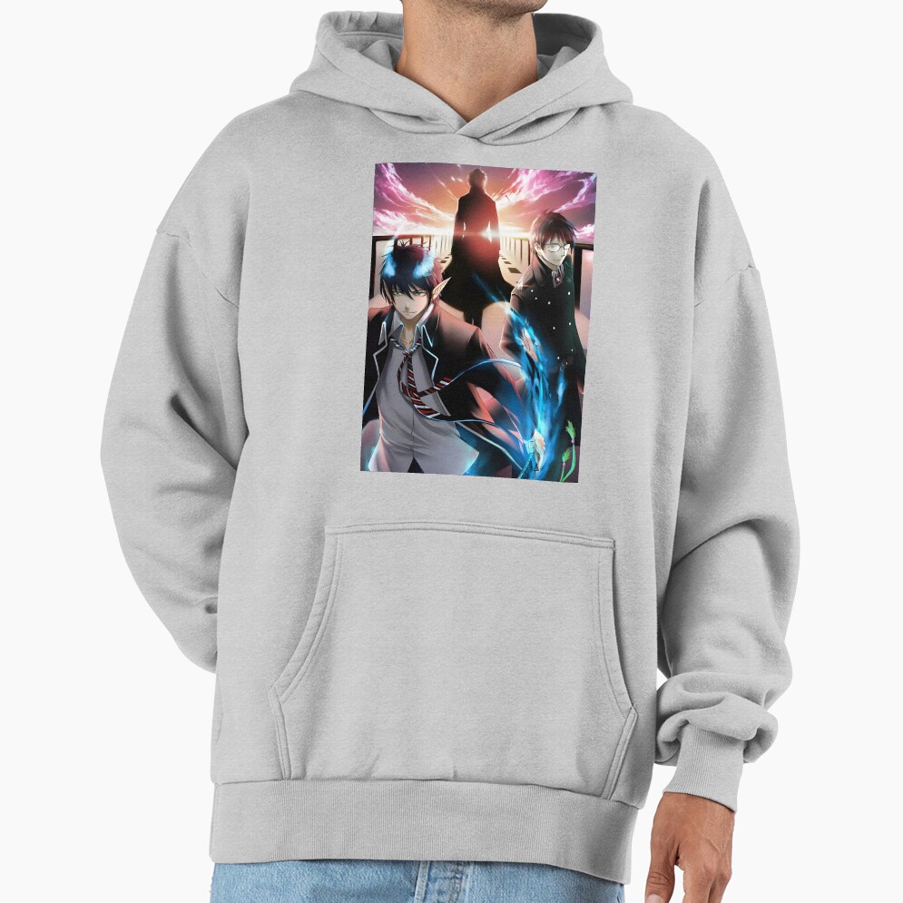 Blue Exorcist Retro Hoodie - Image 4