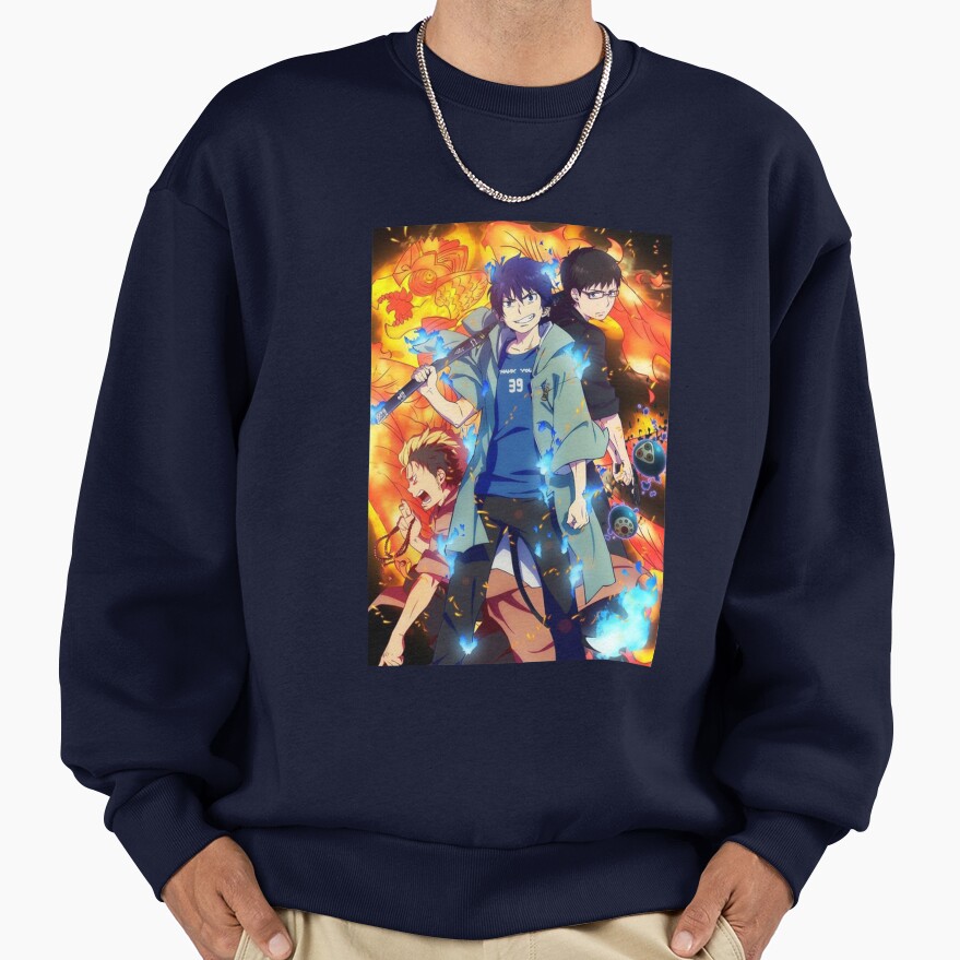 Blue Exorcist Stylish Sweatshirt - Image 5
