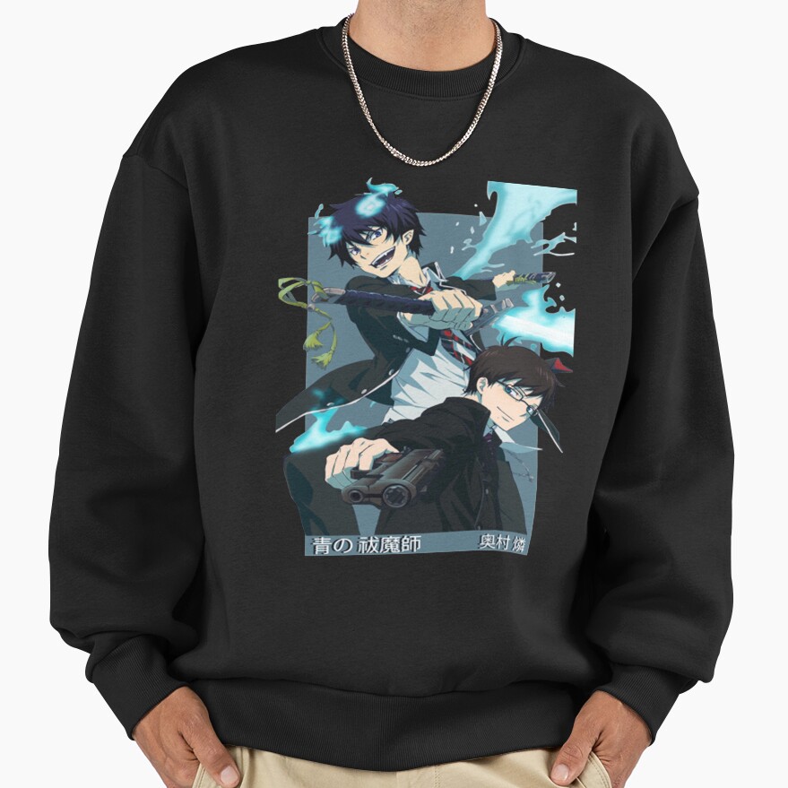 Blue Exorcist Anime Manga Sweatshirt - Image 3