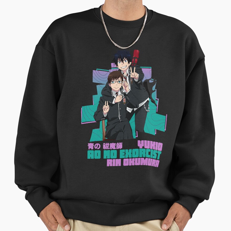 Blue Exorcist Vintage Sweatshirt - Image 3