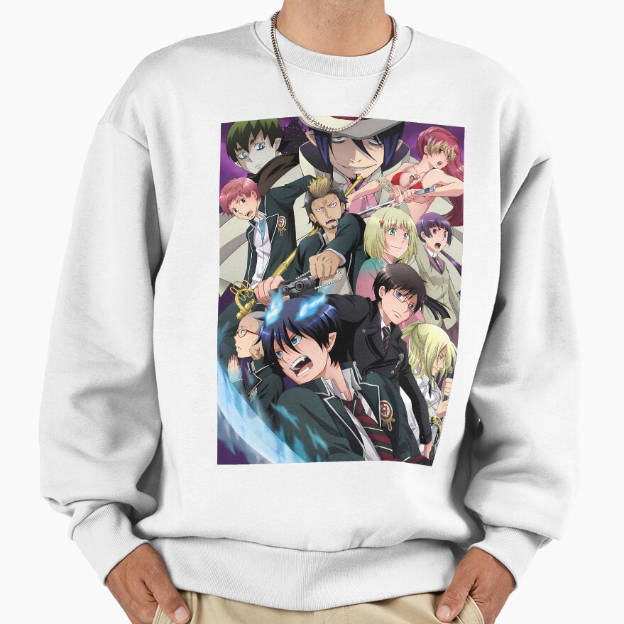 Izumo Kamiki Blue Exorcist Cast Shadow Aura Sweatshirt - Image 2
