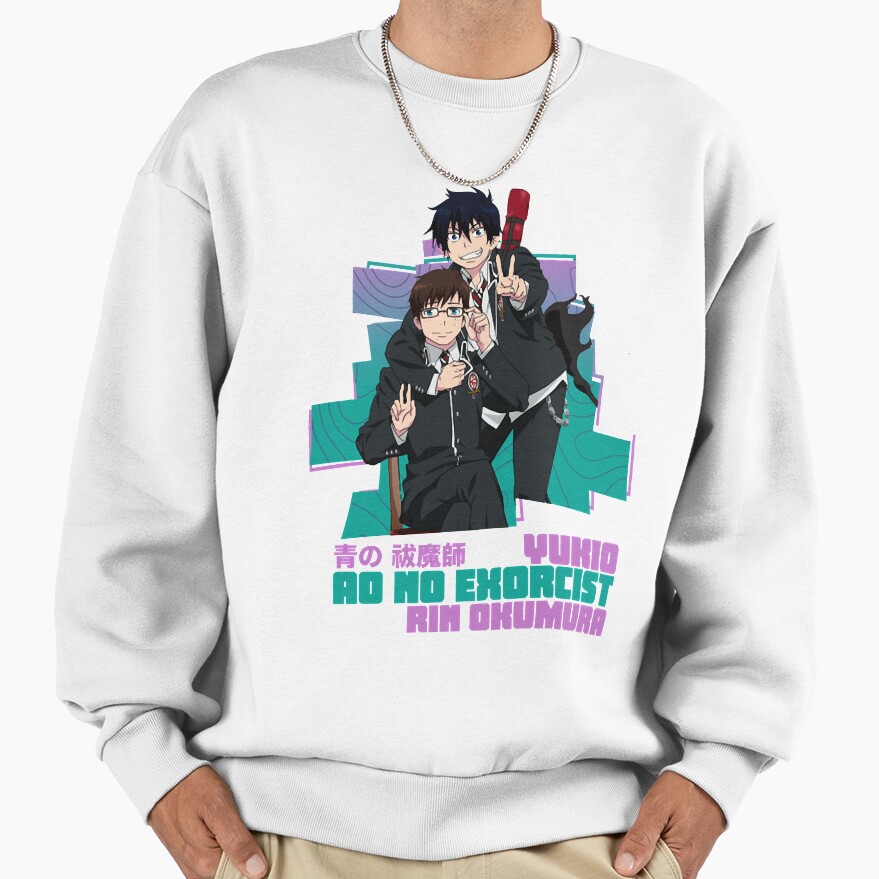 Blue Exorcist Vintage Sweatshirt - Image 2