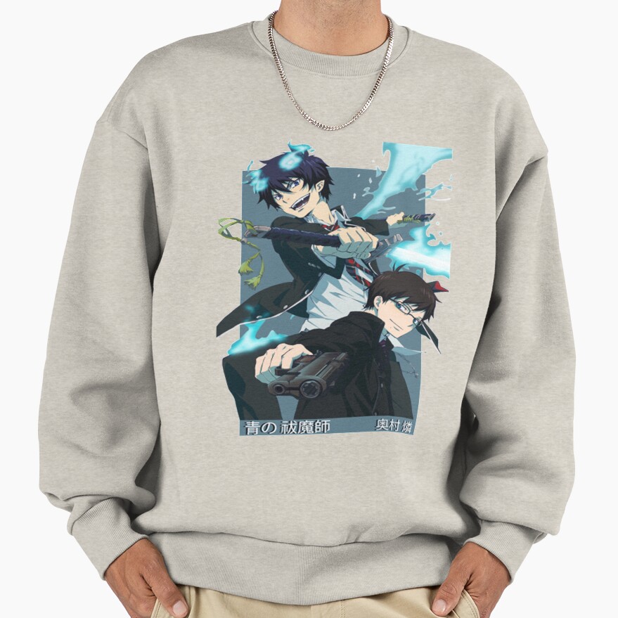 Blue Exorcist Anime Manga Sweatshirt - Image 4