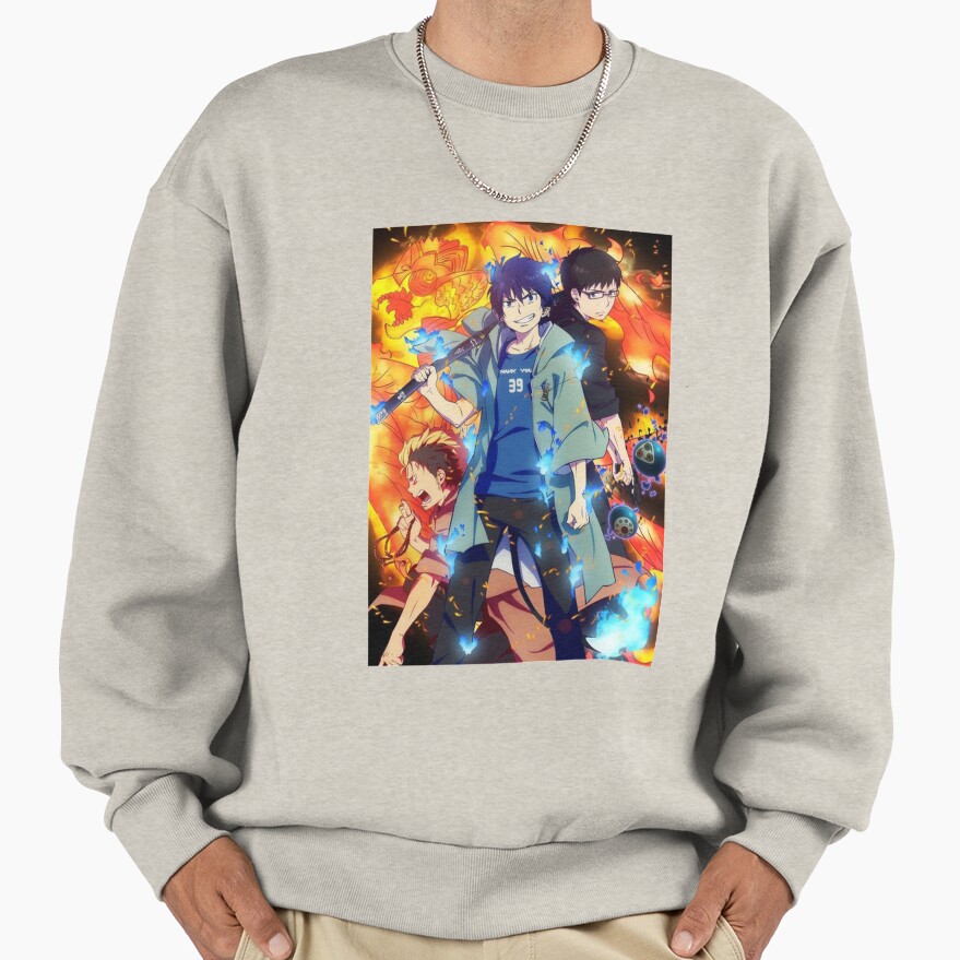 Blue Exorcist Stylish Sweatshirt - Image 3