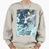ssrcooversized sweatshirtmens 01oatmeal heatherfrontsquare productx1000 2 - Blue Exorcist Shop
