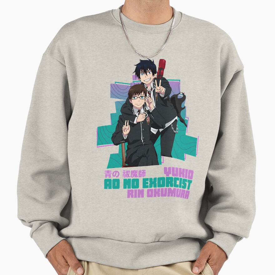 Blue Exorcist Vintage Sweatshirt - Image 4
