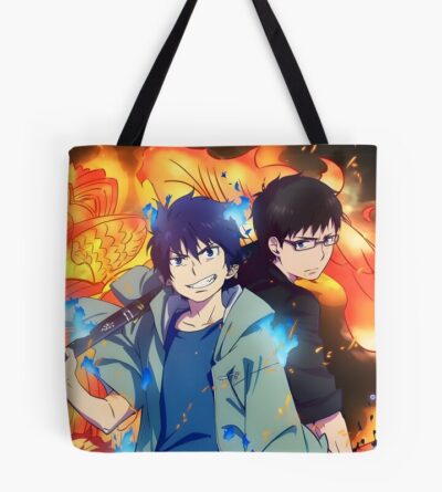 Blue Exorcist Abstract Tote Bag