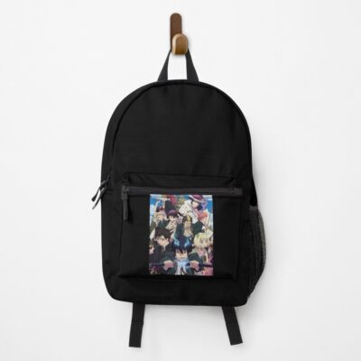 Characters Exorcist Adventure Anime Blue Backpack