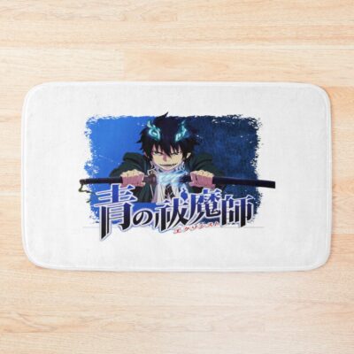 Blue Exorcist Rin Flames Art Bath Mat