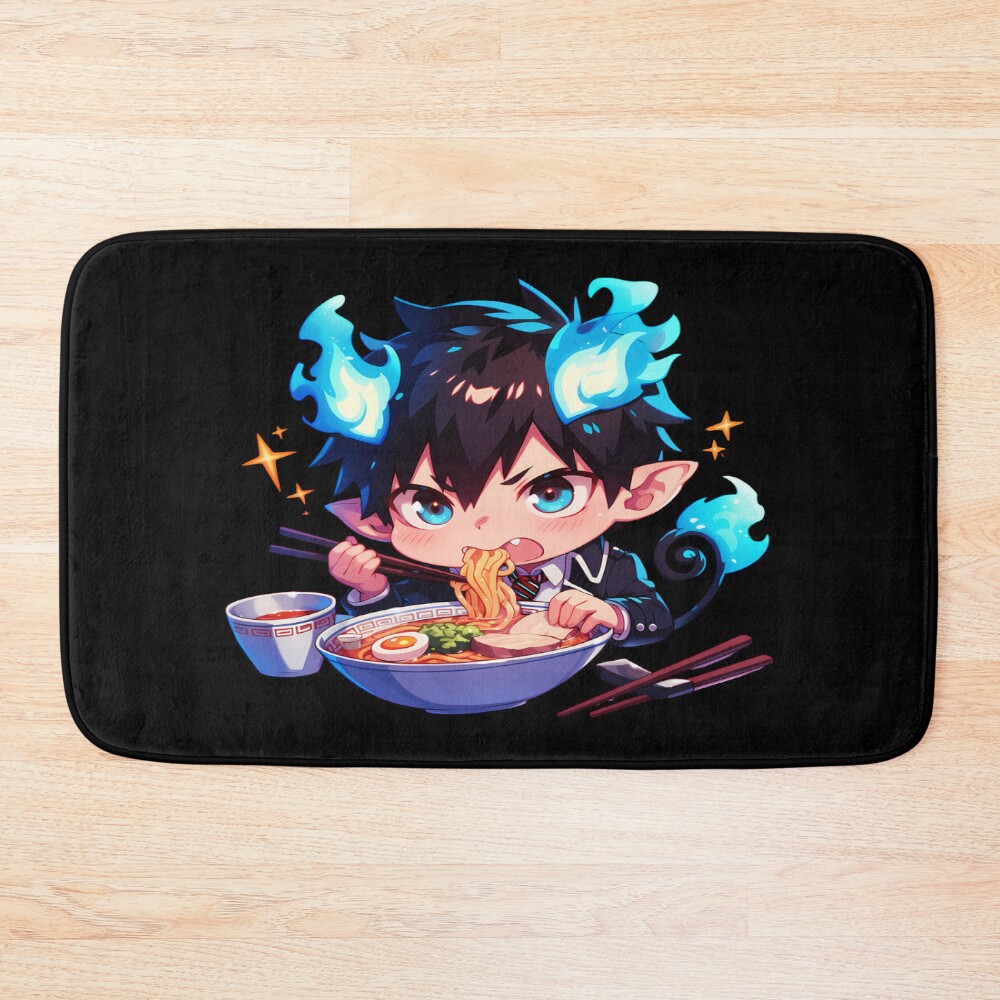 Rin Okumura Chibi Anime Bath Mat