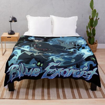 Blue Exorcist Elegant Throw Blanket