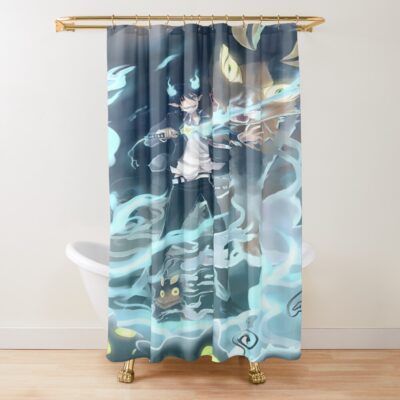 Blue Exorcist Chic Shower Curtain