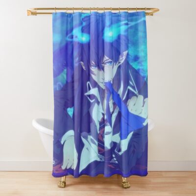 Blue Exorcist Elegant Shower Curtain