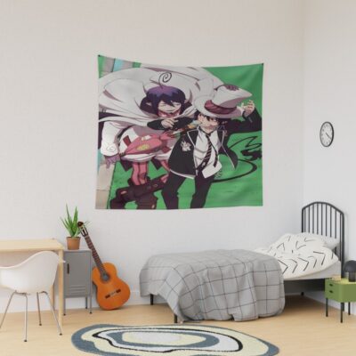 Blue Exorcist Minimalist Tapestry