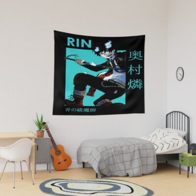 Rin Okumura Blue Exorcist Stylish Tapestry
