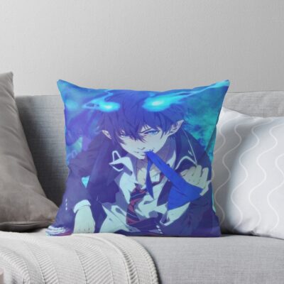 Blue Exorcist Elegant Throw Pillow